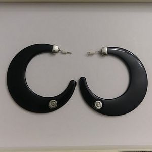 Black Guess earrings